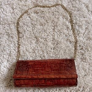 Alma Handbags Hard-sided Faux Croc purse